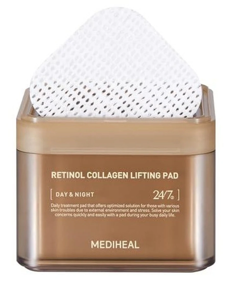 ТОНЕР-ПЭДЫ RETINOL COLLAGEN LIFTING PAD 180ML*100EA (MEDIHEAL)