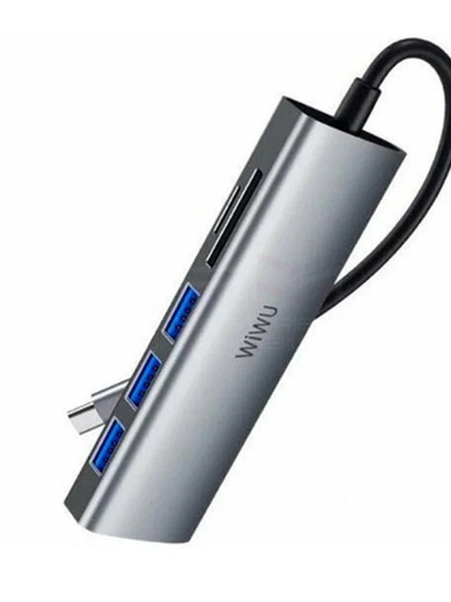 Хаб wiwu alpha a532st (5 в 1)