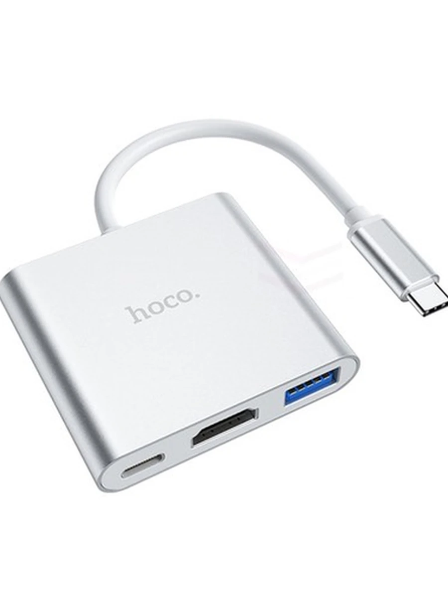 Переходник hoco hb14 usb hub to type-c