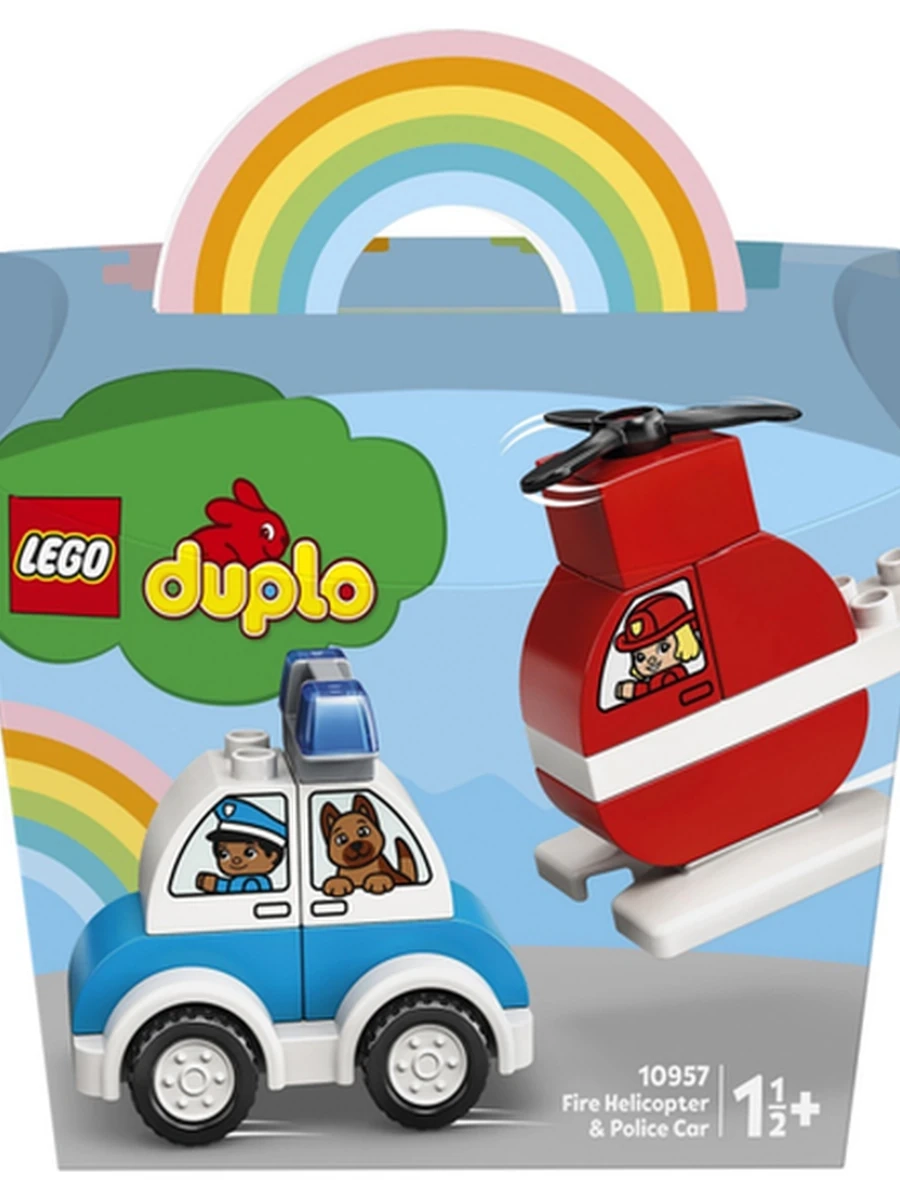Конструктор Lego Duplo 10957 Вертолёт и автомобиль