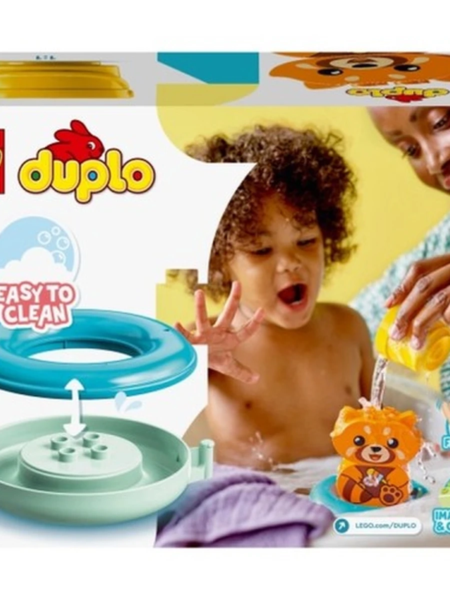 Конструктор Lego Duplo 10964 My First Приключения в ванной: Красная панда на плоту