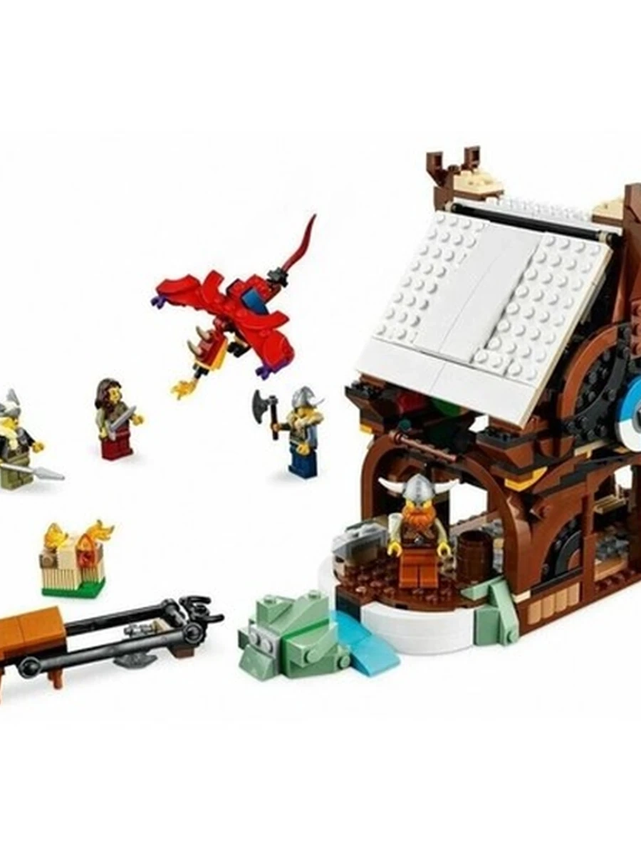 Конструктор Lego Creator 31132 Корабль викингов и змея Мидгард