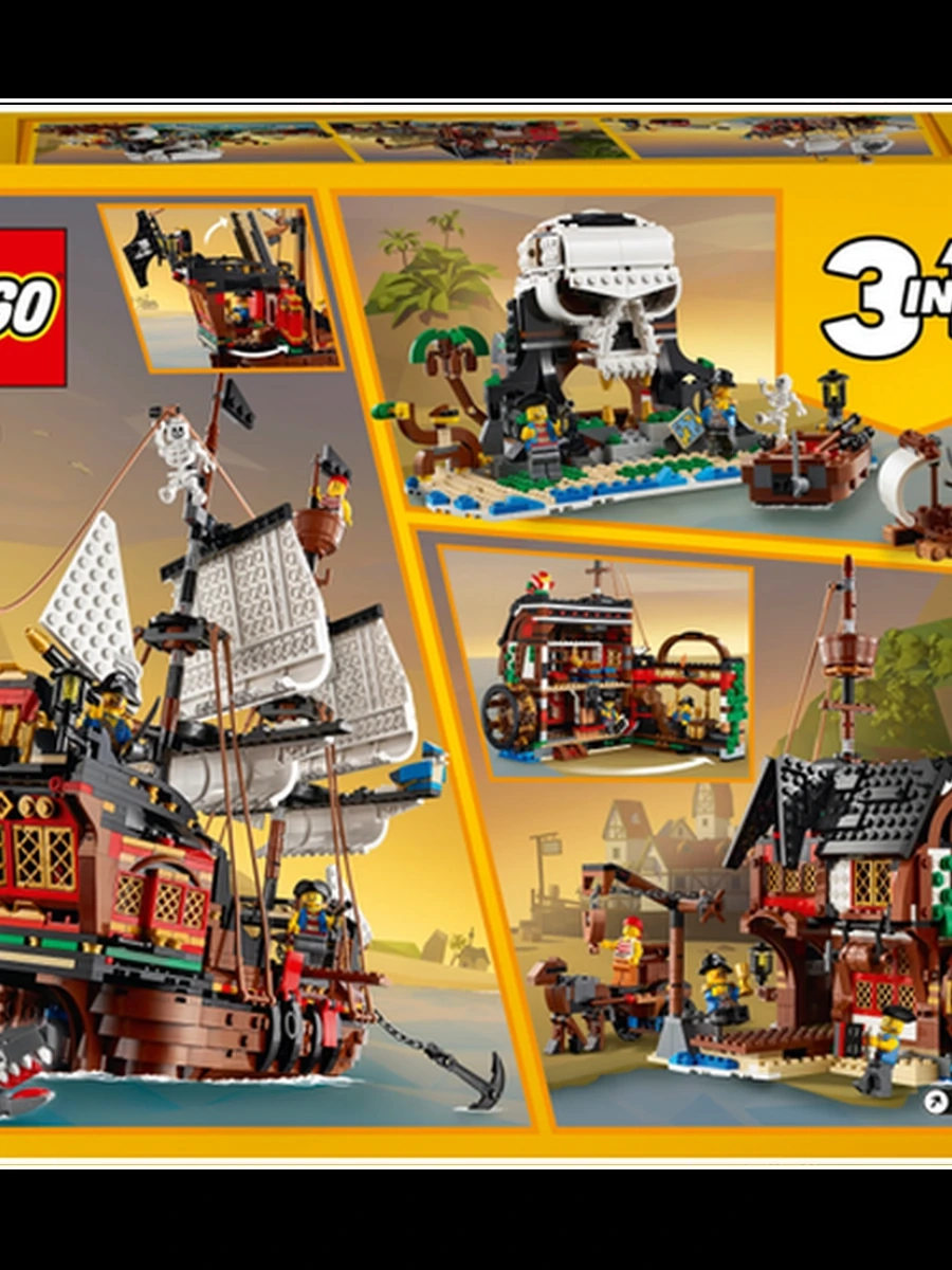 Конструктор Lego Creator 31109 Пиратский корабль