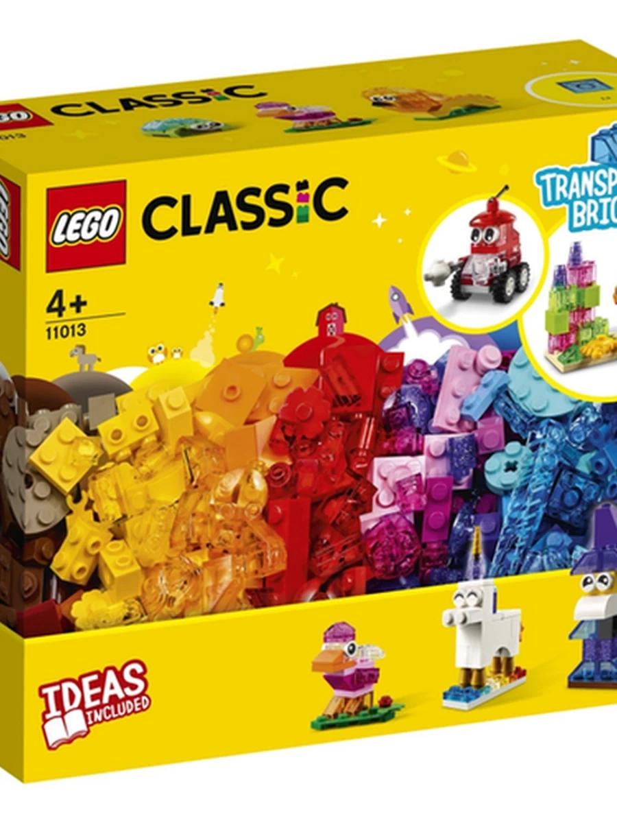 Конструктор Lego Classic 11013 Прозрачные кубики