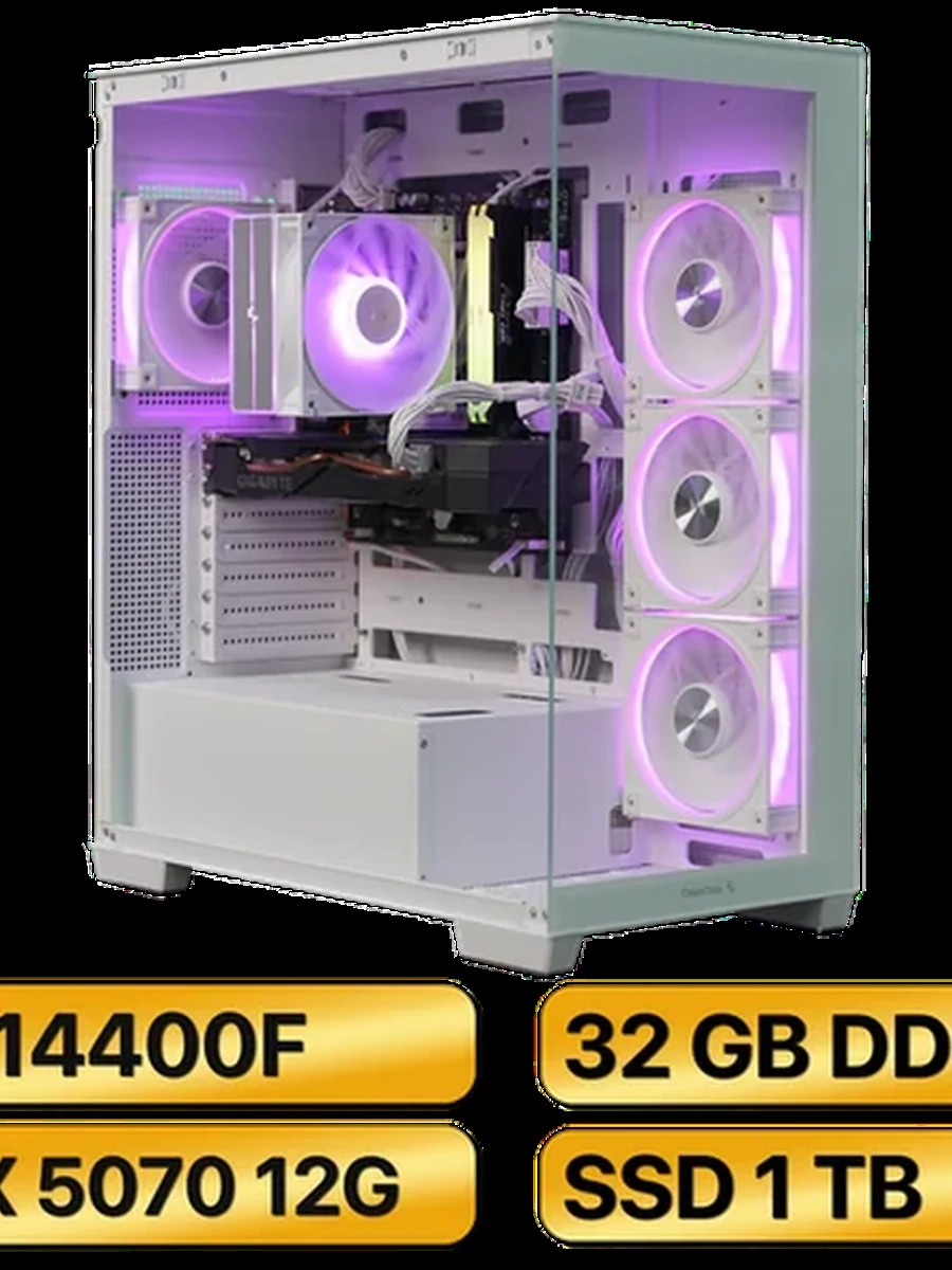Игровой Компьютер i5-14400F +  RTX5070 OC (12GB)