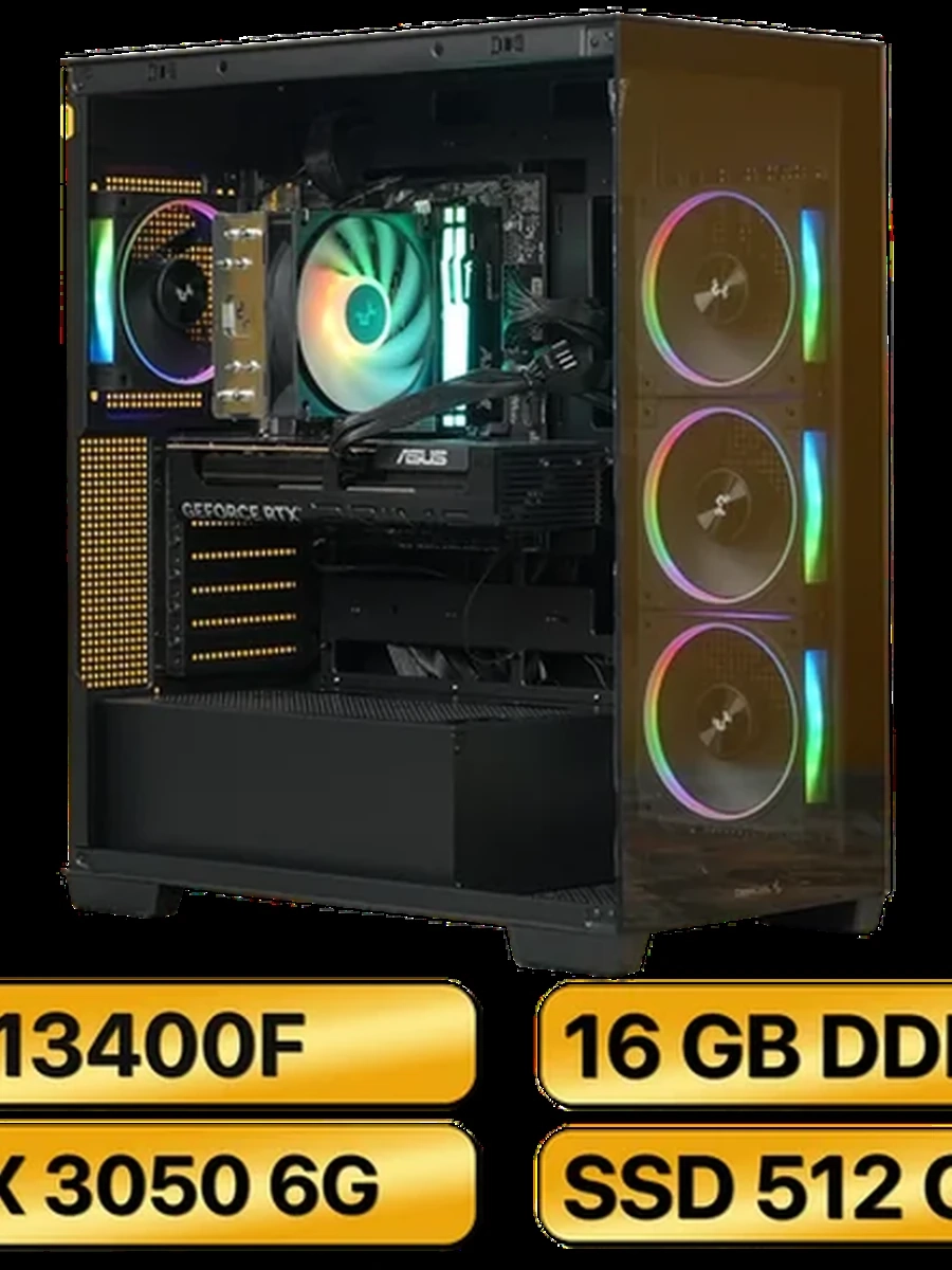 Игровой Компьютер i5-13400F + RTX 3050 6GB