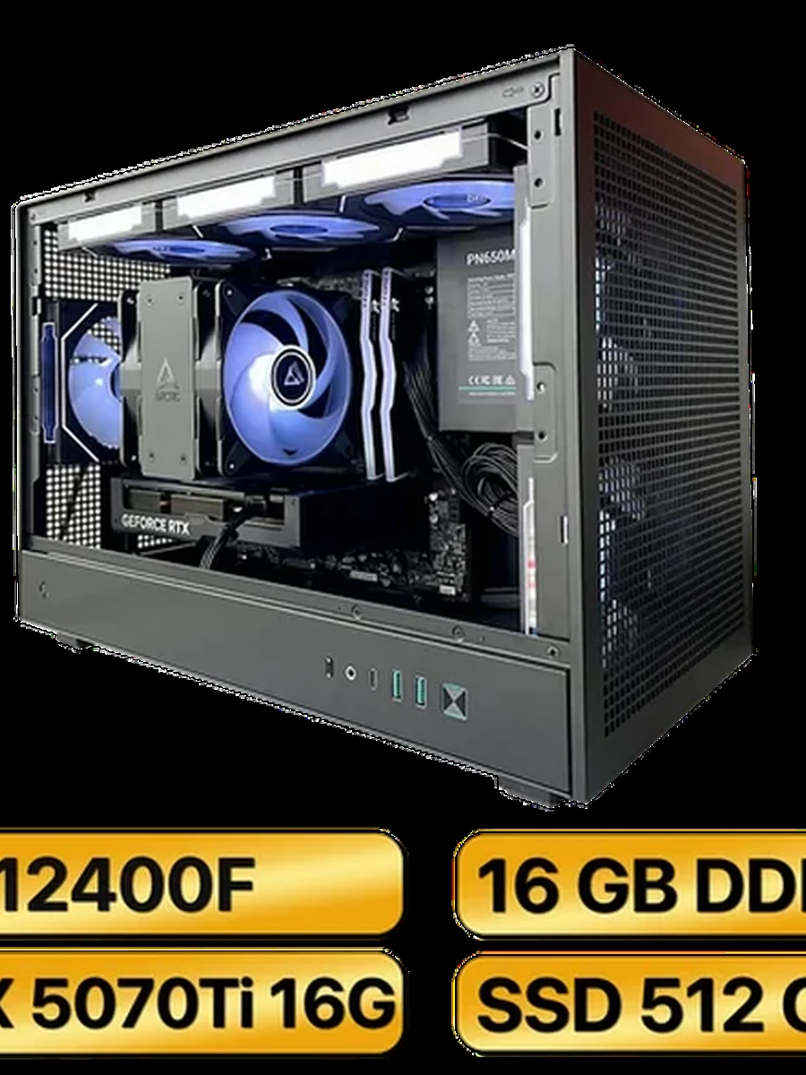 Игровой Компьютер i5-12400F  +  RTX5070Ti  (16GB) GDDR7