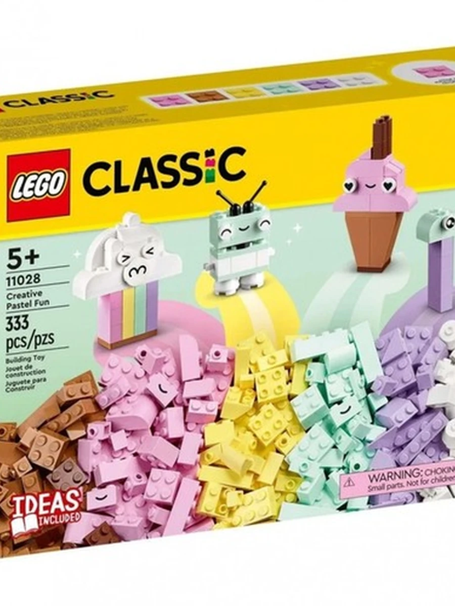 Конструктор Lego 11028 Классика Креативное веселье в пастельных тонах