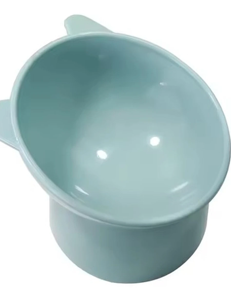 Миска Одинарная миска с головой кошки белый /PET-BOWL-5/ (ЭлЧин)