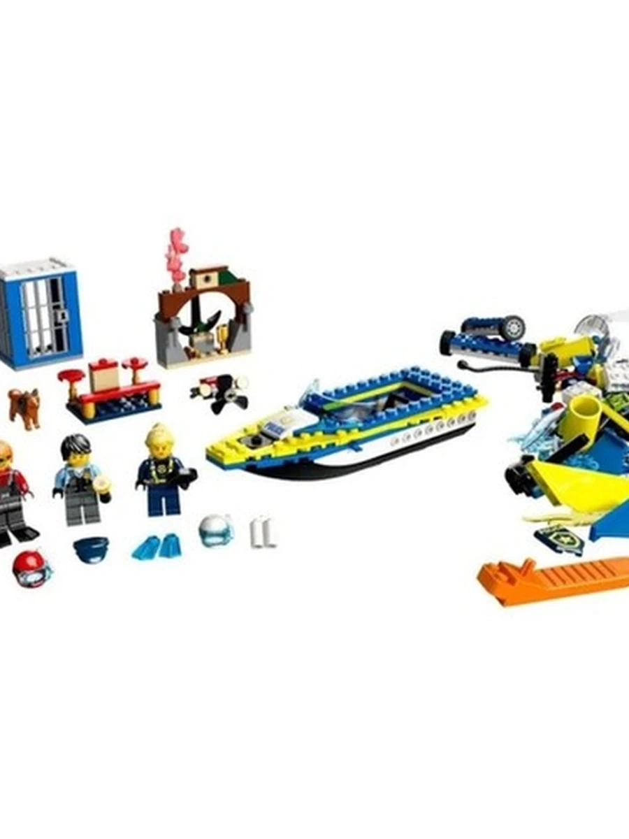 Конструктор Lego City 60355 Детектив водной полиции