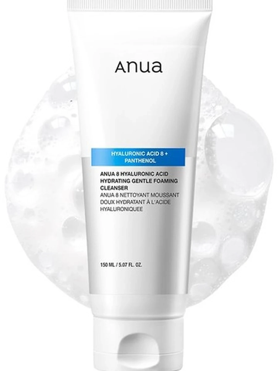 Anua Hyaluronic Acid 8 Hydrating Gentle Foaming Cleanser
