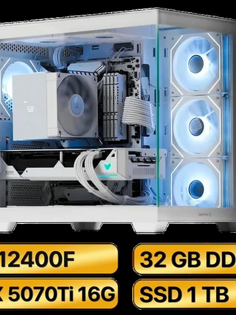 Игровой Компьютер i5-12400F + RTX 5070 Ti (16GB) GDDR7
