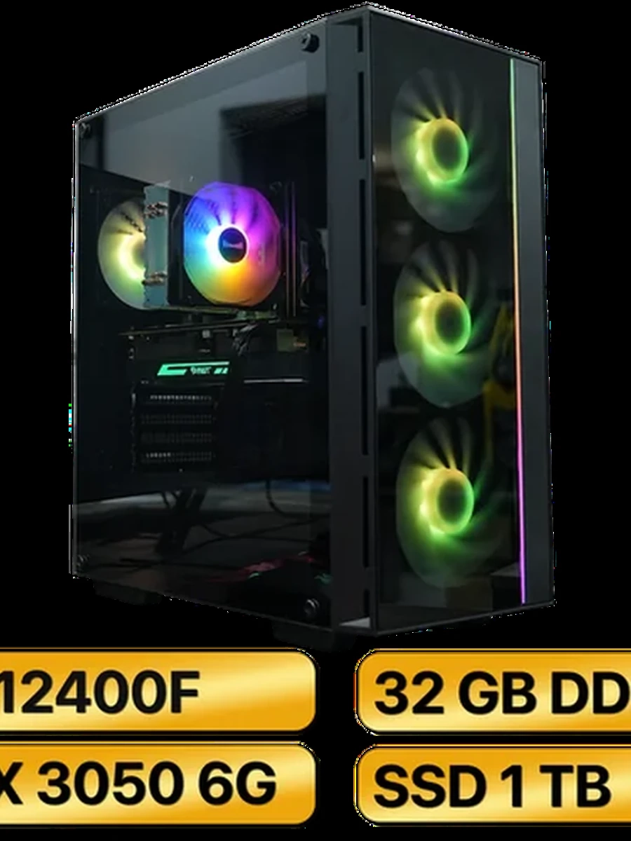 Игровой Компьютер i5-12400F +  RTX 3050 6GB