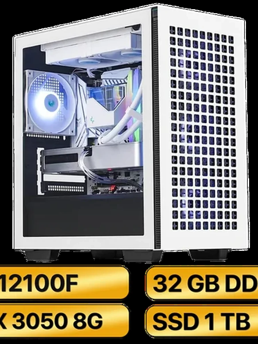 Игровой Компьютер i3-12100F +  RTX RTX 3050 8GB