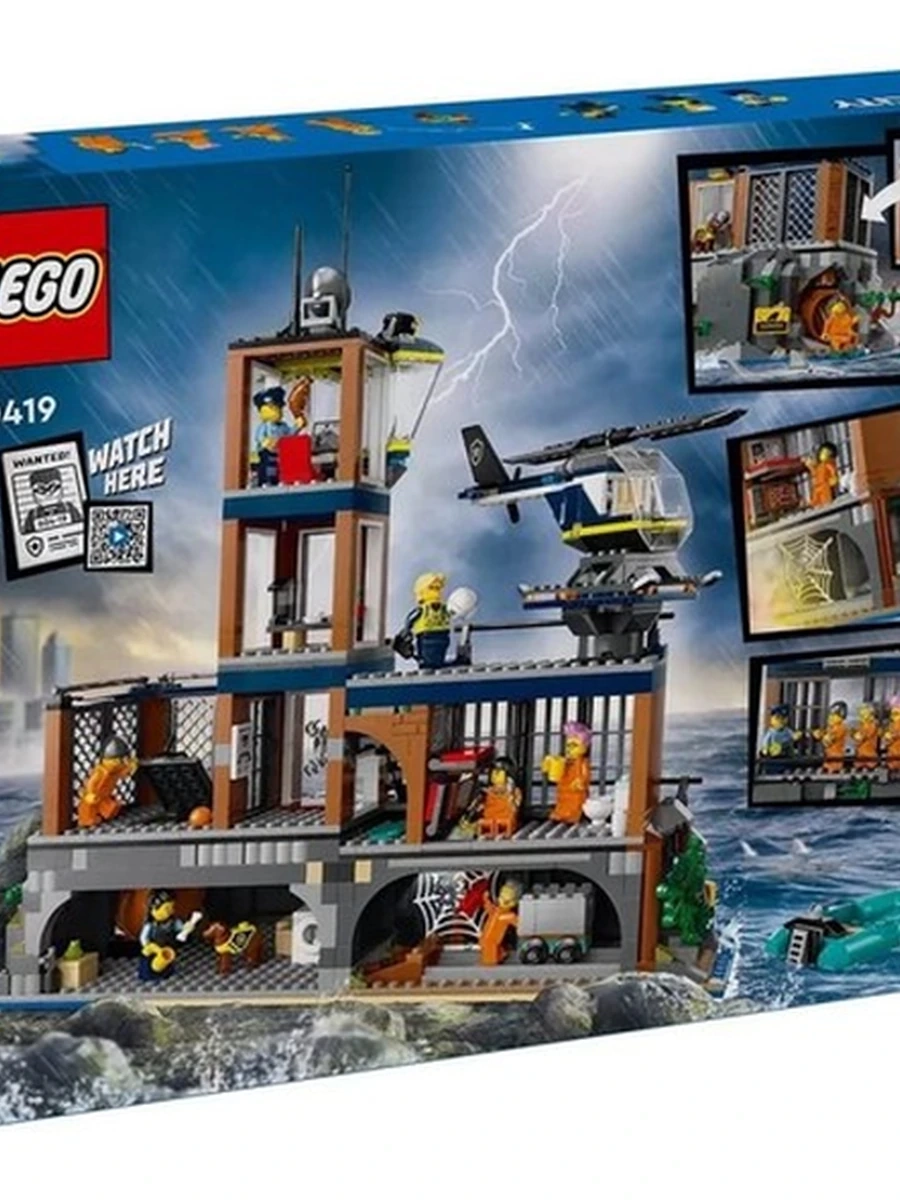 Конструктор Lego 60419 Город Полицейский тюремный остров