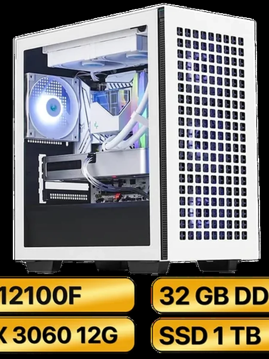 Игровой системный блок i3-12100F +  RTX 3060 12GB GDDR8