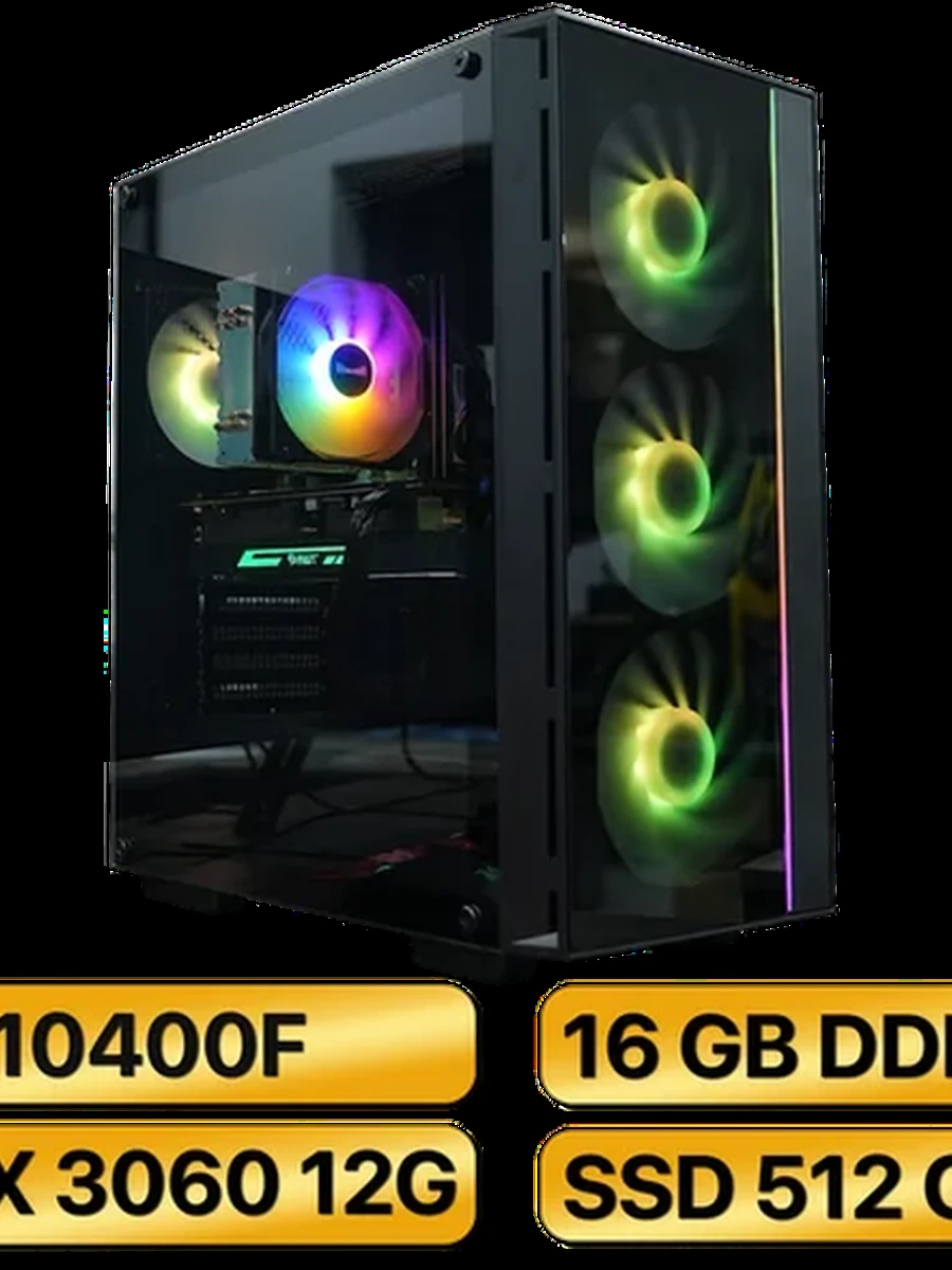 Игровой системный блок i5-10400F +  RTX 3060 12GB GDDR6