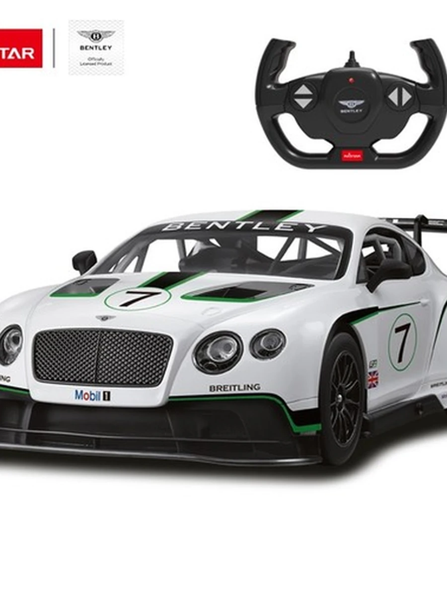 Машина на радиоуправлении Rastar R/C 1:14 Bentley Continental GT3