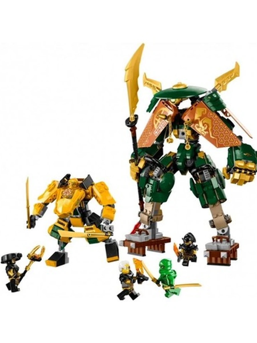 Конструктор Lego Ninjago 71794 Мехи команды ниндзя Ллойда и Арина