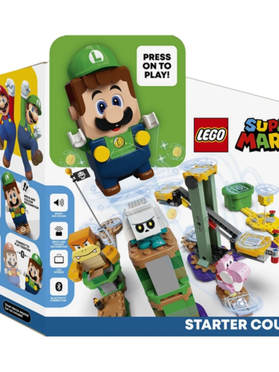 Конструктор Lego Super Mario 71387 Стартовый набор Приключения вместе с Луиджи