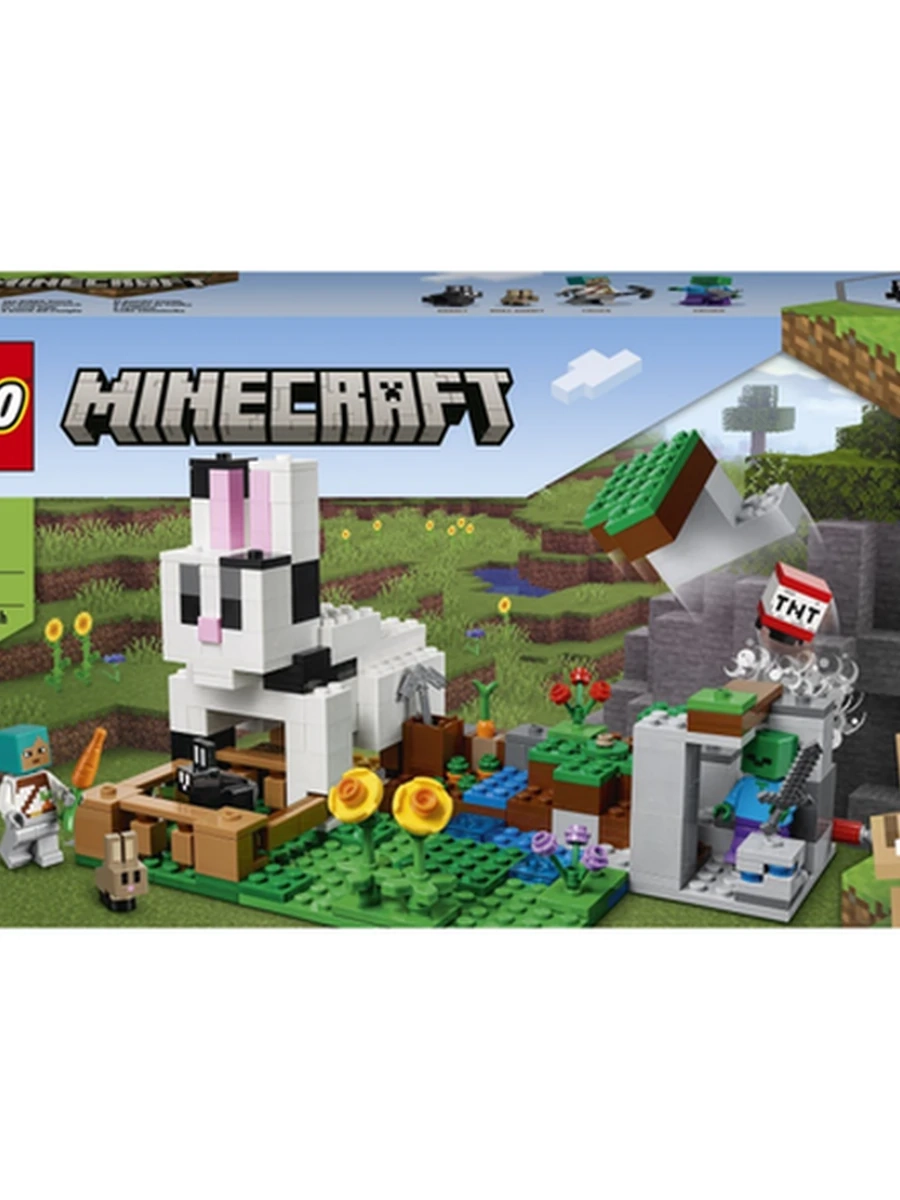 Конструктор Lego Minecraft 21181 Кроличье ранчо