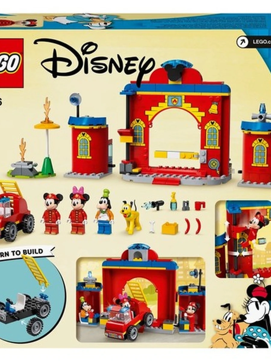 Конструктор Lego Mickey and Friends 10776 Пожарная часть и машина Микки и его друзей