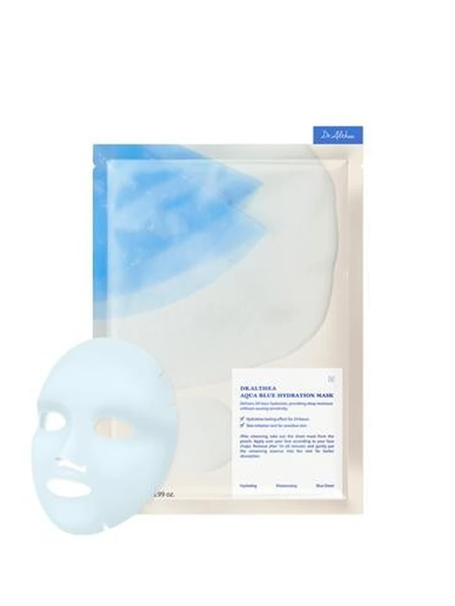 НАБОР ТКАНЕВЫХ МАСОК AQUA BLUE HYDRATION MASK 28G*4EA (DR.ALTHEA)
