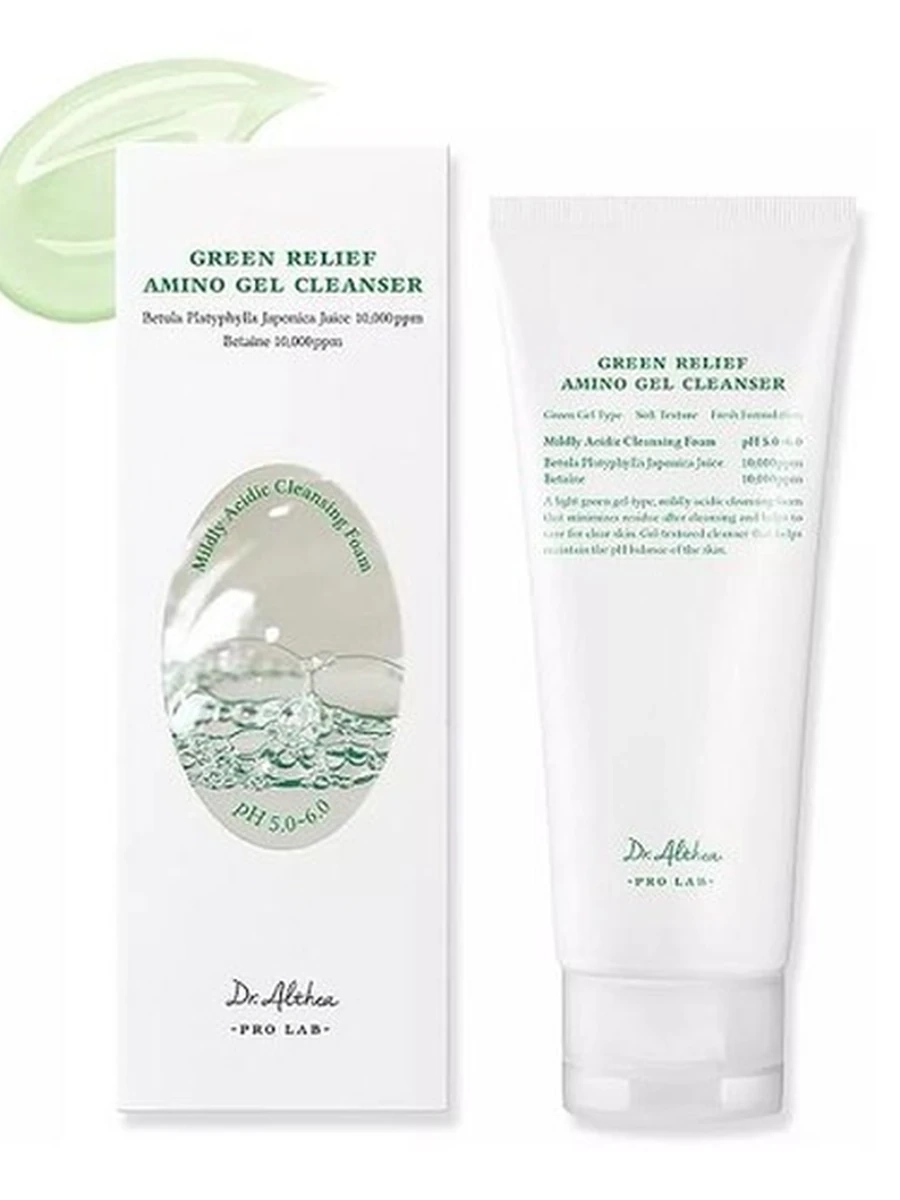 ГЕЛЬ ДЛЯ УМЫВАНИЯ GREEN RELIEF AMINO GEL CLEANSER 100ML (DR.ALTHEA)