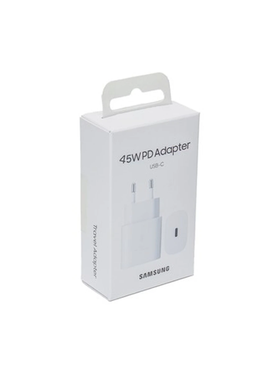 Сетевые адаптеры SAMSUNG SUPER FAST USB-C 45W CHARGER EP-TA845NWEGCN White