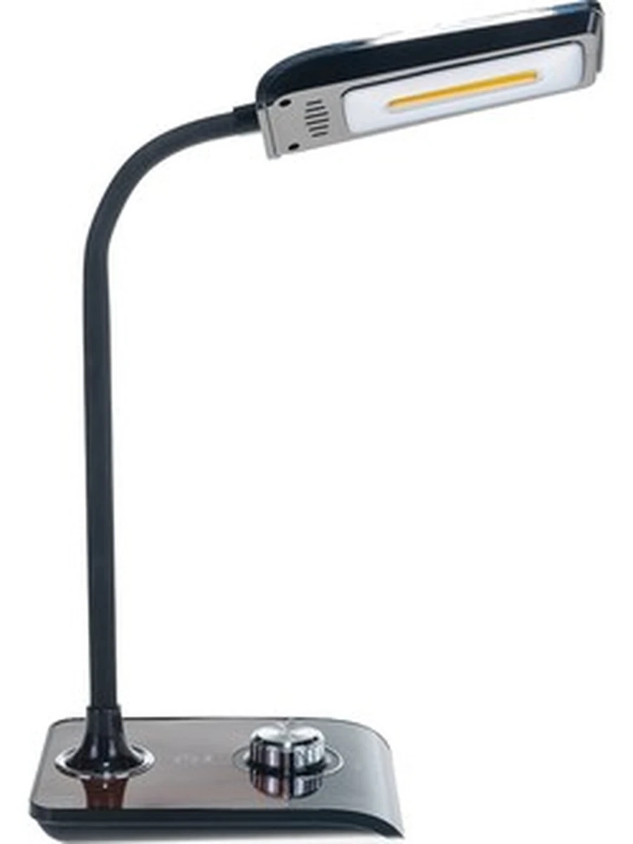 Светильник настольный ЭРА NLED-473-10W-BK черный с деревом
