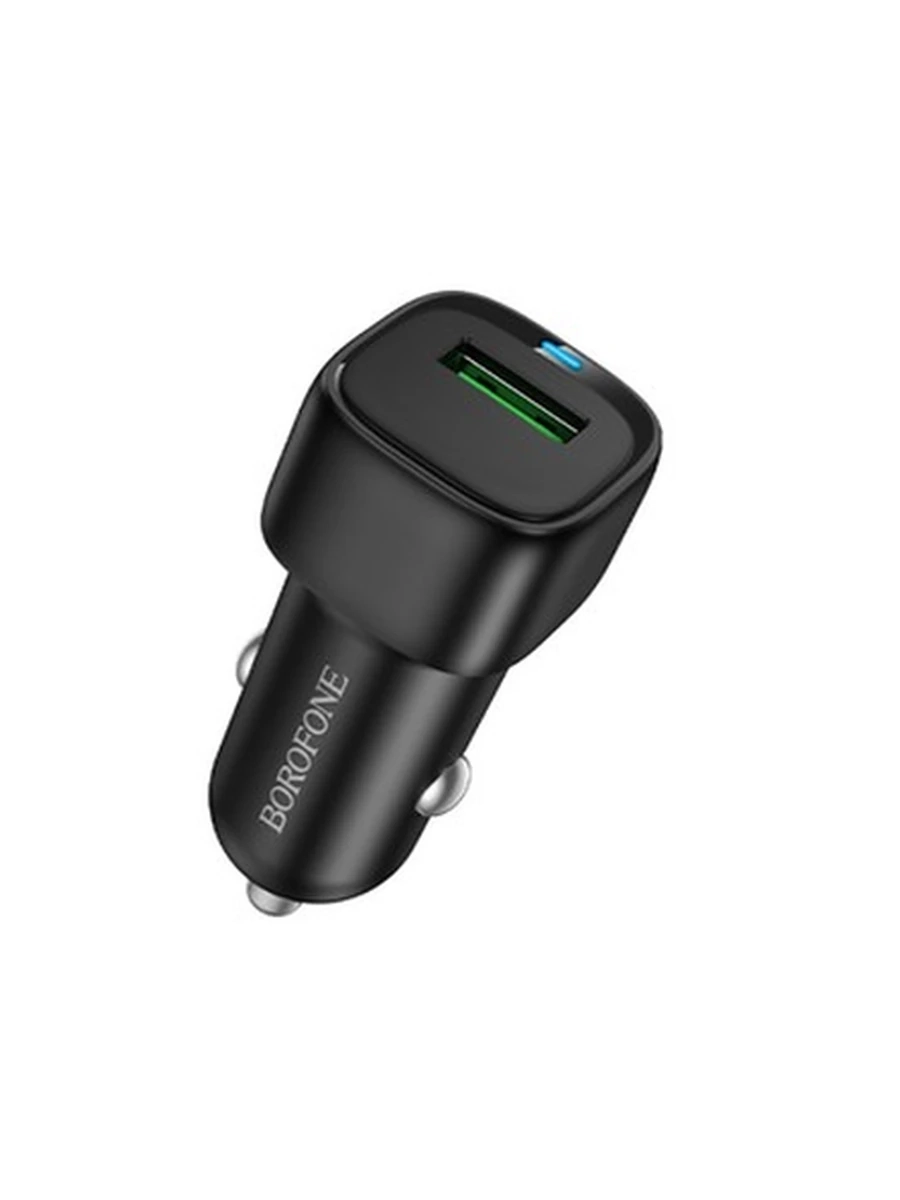 Авто адаптеры BOROFONE BZ34 Cloud single port QC3.0 car charger (Black)