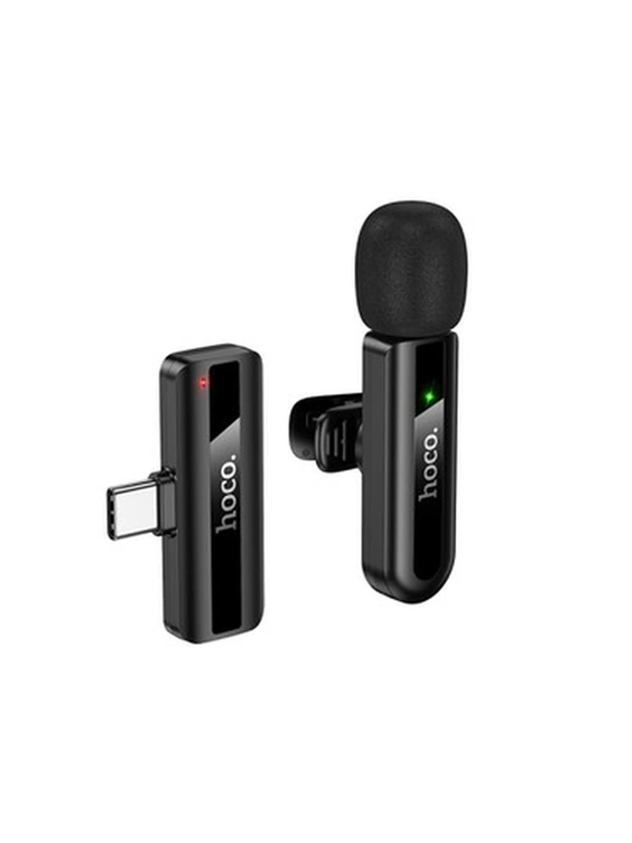 Беспроводной Петличный HOCO L20 Fair wireless microphone Type-C black