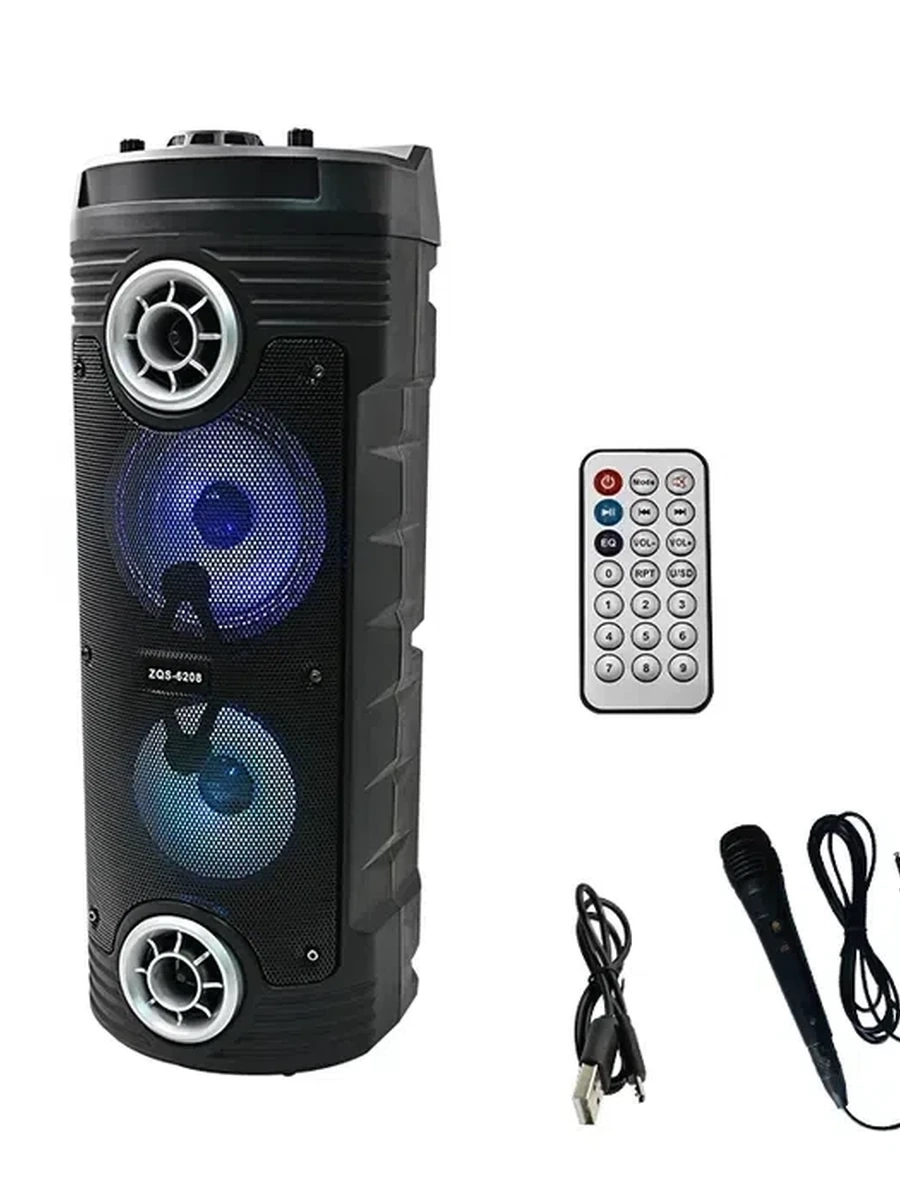 Блютуз большие колонки  SPEAKER MODEL: ZQS6208