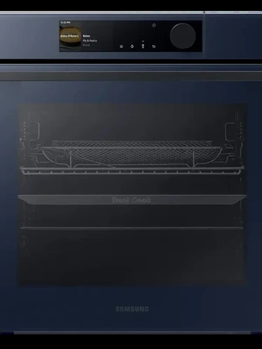 Встраиваемый духовой шкаф Samsung BESPOKE NV7B6685AANWT, 76 л, тёмно-синий