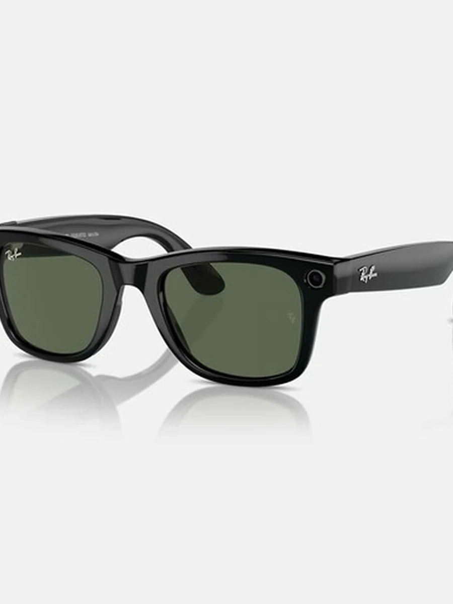 Солнцезащитные очки RayBan Meta Wayfarer RW4006 Matte Black Transition Graph Green