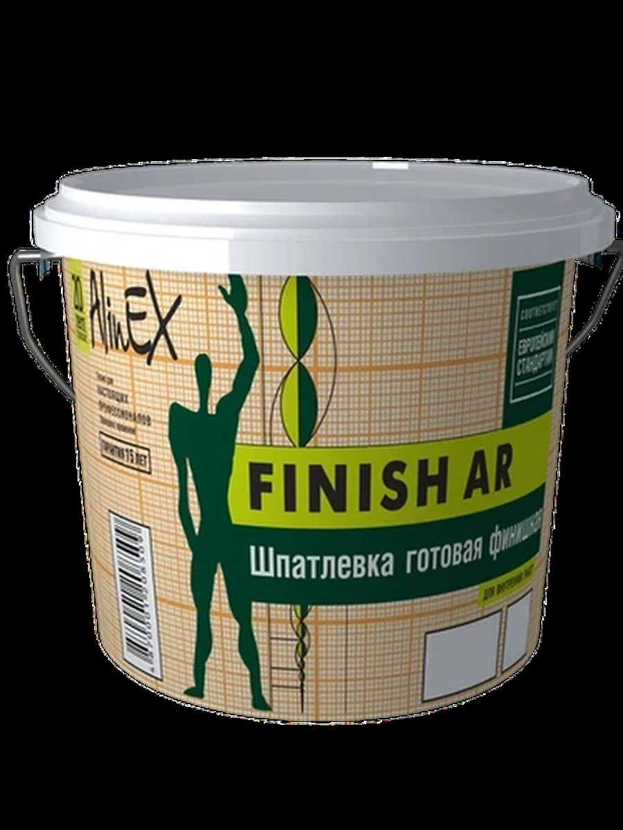 Шпатлевка финишная alinex finish ar готовая 7,5кг