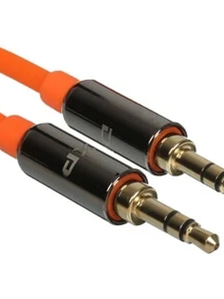 Кабель 3.5 Jack (M) - 3.5 Jack (M), 1m, DEXP [JJMM1SSO] Силикагель; Оранжевый