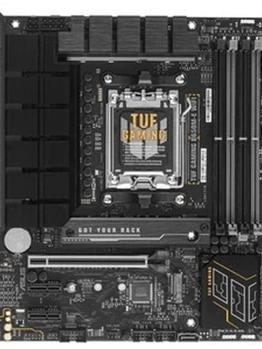Плата ASUS AM5 B650 TUF GAMING B650M-E WIFI 4xDDR5 PCI-Ex16 DP/HDMI SATA3 2xM2 USB3.2 Gen2 Type-C WIFI mATX