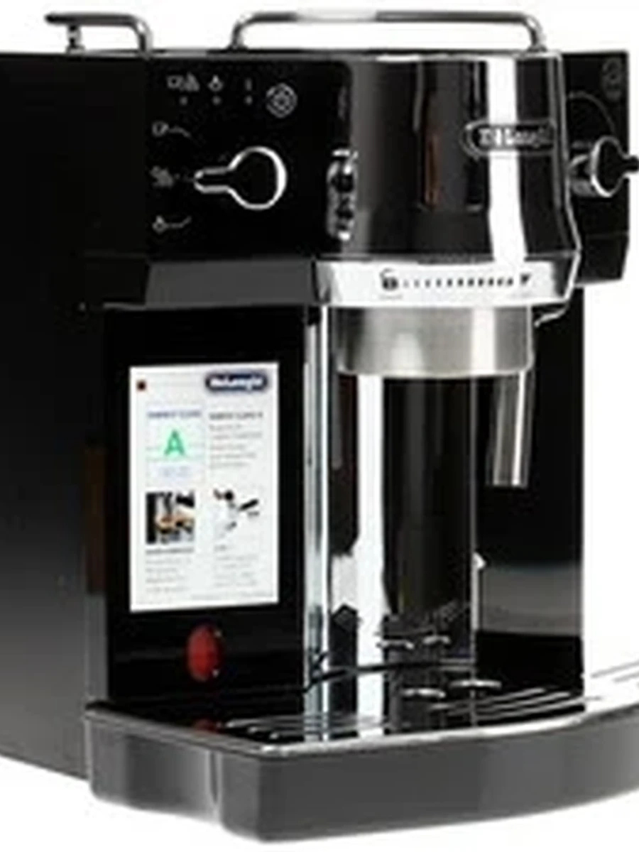 Кофеварка Delonghi EC 820.B [1450Вт, эспрессо полуавтоматическое, 1 л, кофе: молотый, капучинатор]