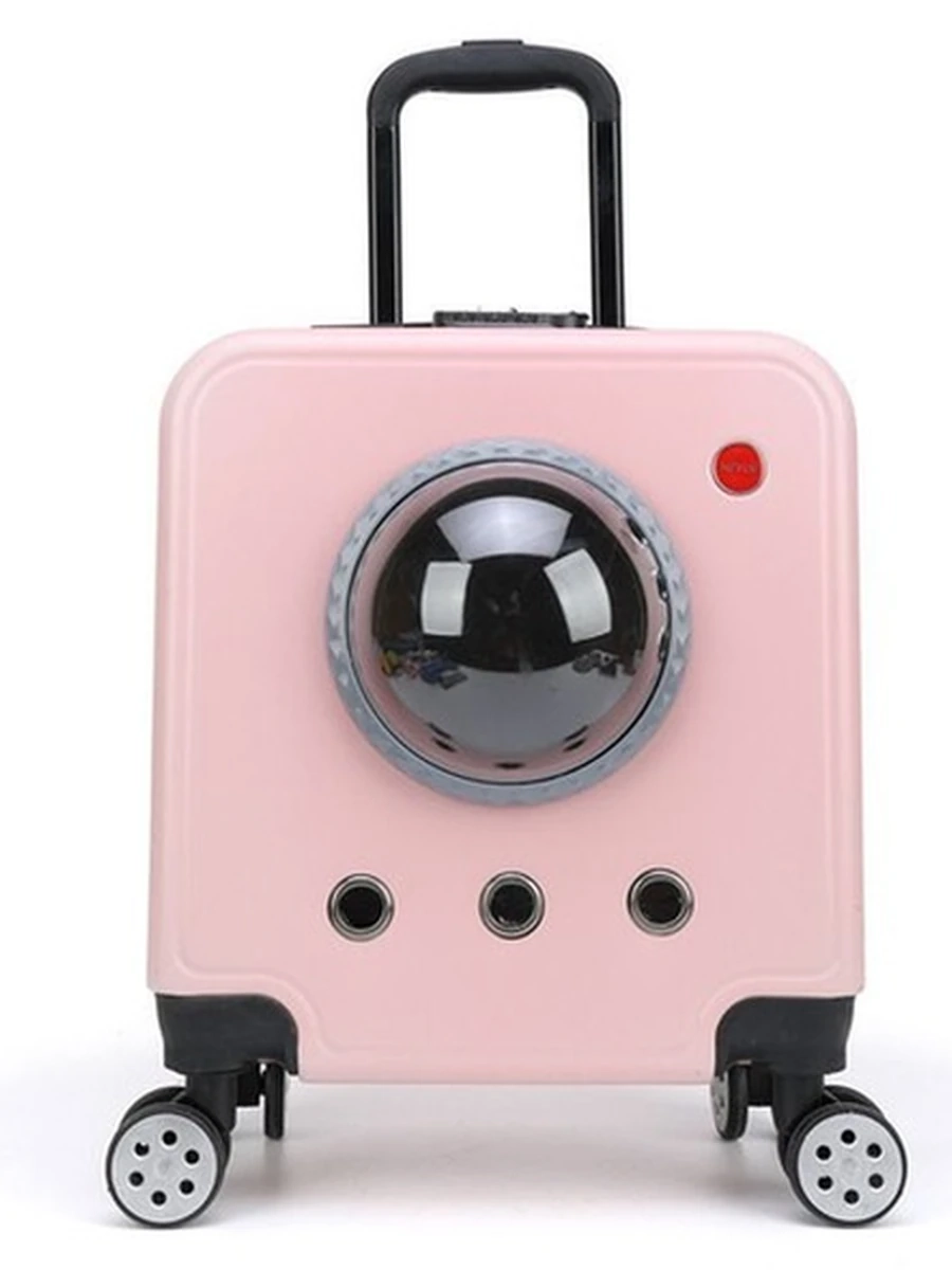Рюкзак-переноска LOFFEPET 5029 Алюминиевый сплав тяговый стержень, розовый 38*45*22/PET-XB-372/ (ЭлЧин)