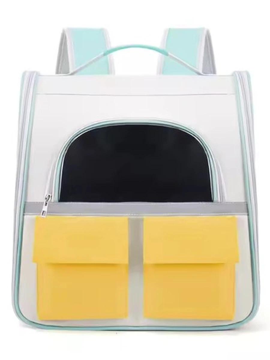 Рюкзак-переноска LOFFEPET Y24028 Зеленый и желтый 38*28*38 /XB-N24028/ (ЭлЧин)