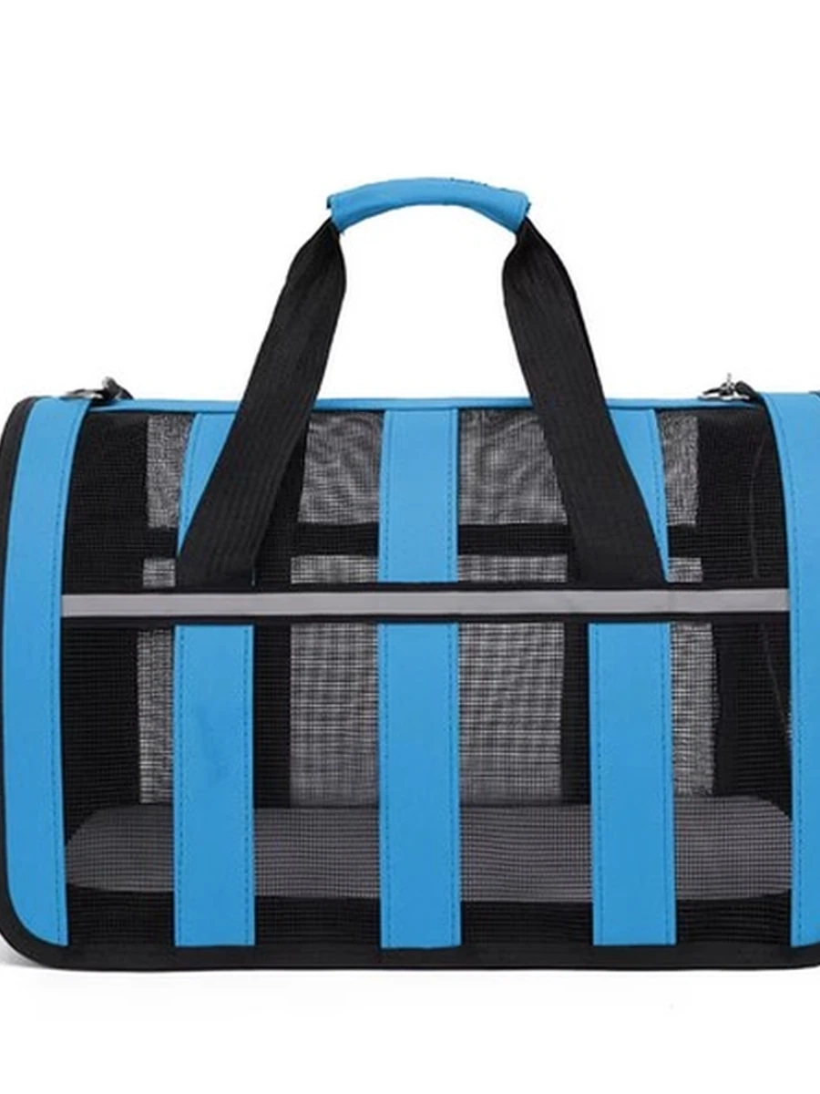 Сумка-переноска LOFFEPET дышащая складная сумка через плечо голубой S 34*24*24 M 42*26*25 L 49*28*27 /PET-XB-103/ (ЭлЧин)