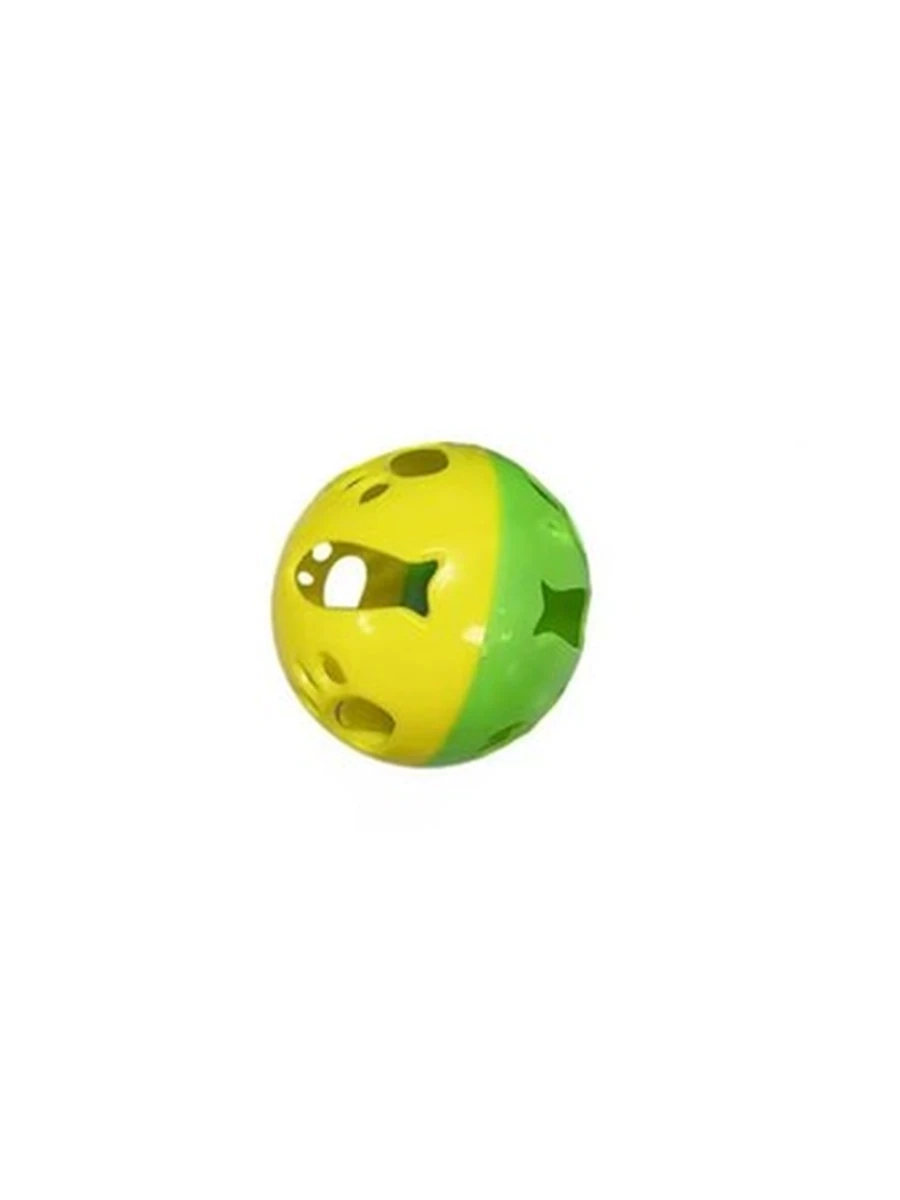 Игрушка Мяч Полый колокольчик в форме рыбки 9.5cm /PET-MWJ-23/ (ЭлЧин)