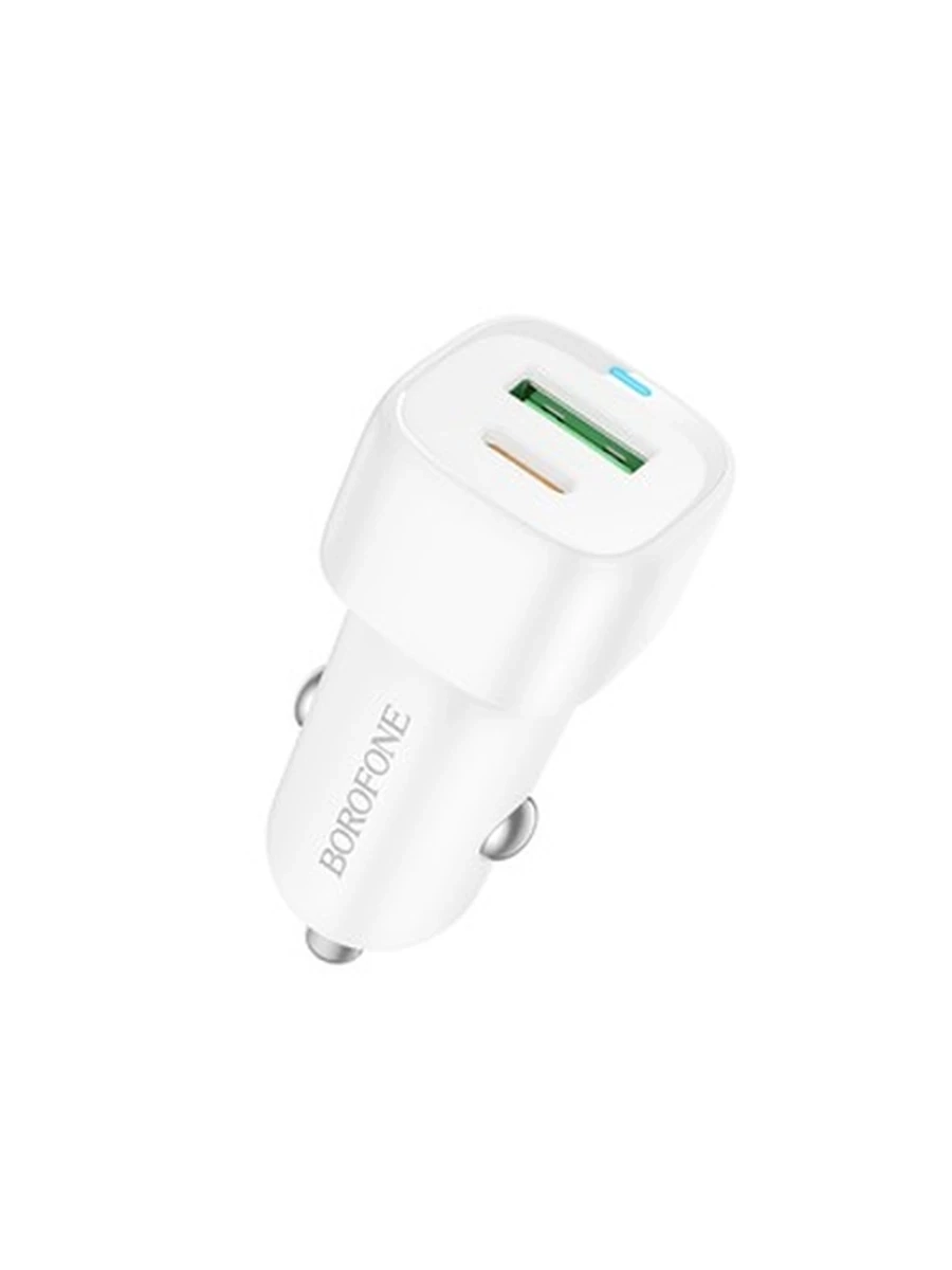 Авто адаптеры BOROFONE BZ34B Cloud PD38W(1C1A) car charger white