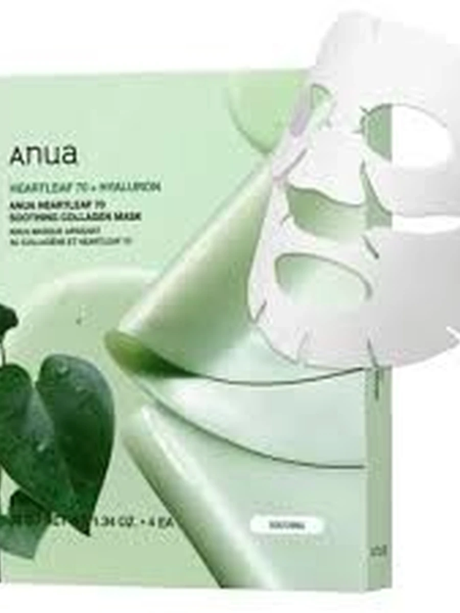Anua Heartleaf 70+Hyaluron Soothing Collagen Mask