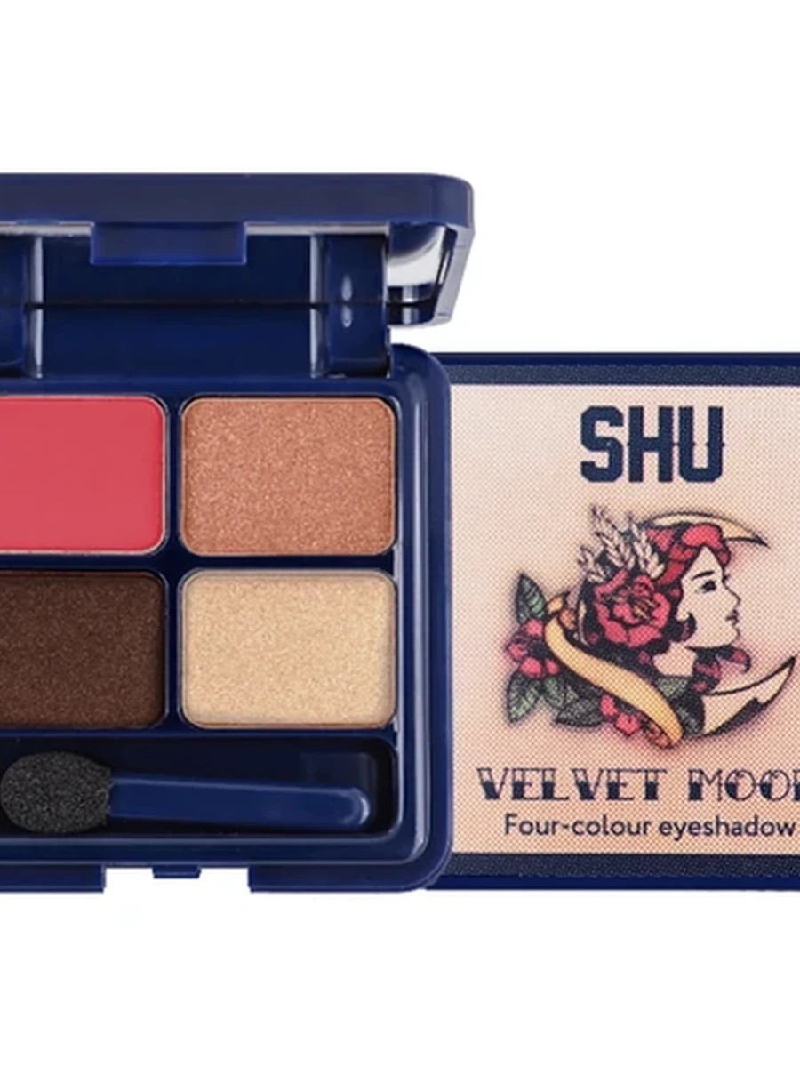 Shu Velvet Moon Four-colour Eyeshadow 153