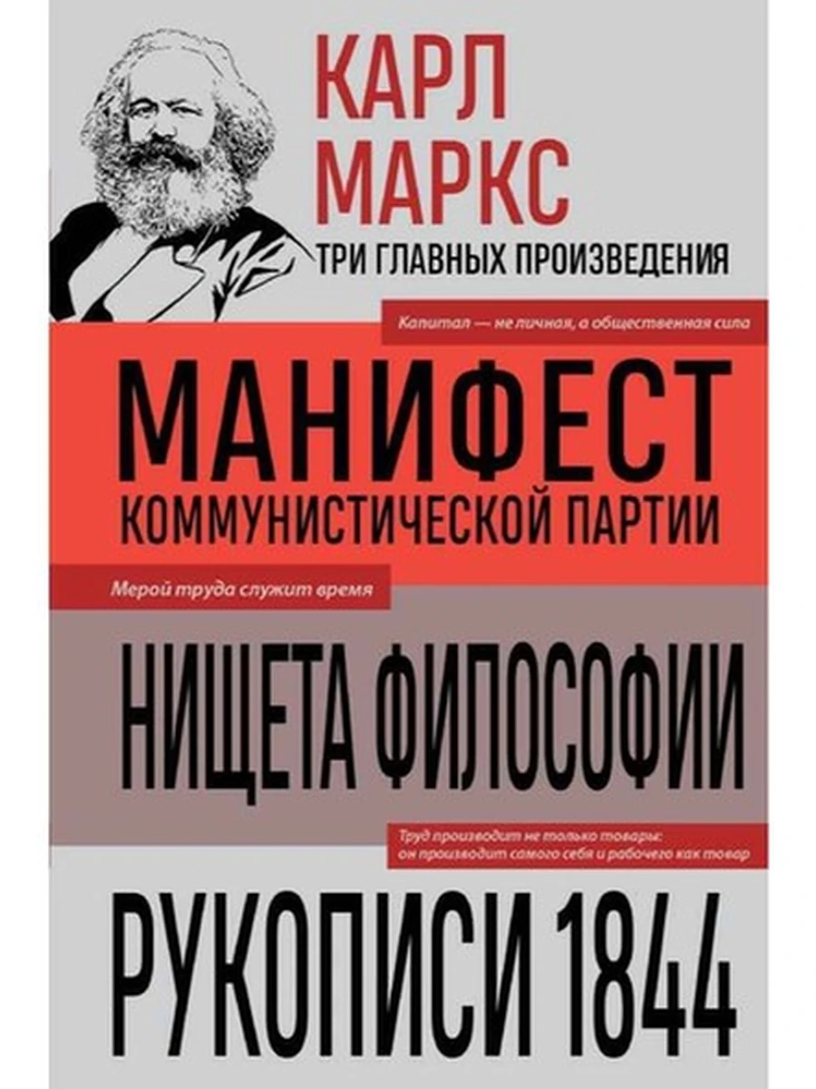 Библиотека избранных соч. Маркс Манифест коммунистической партии Нищета философии Рукописи 1844