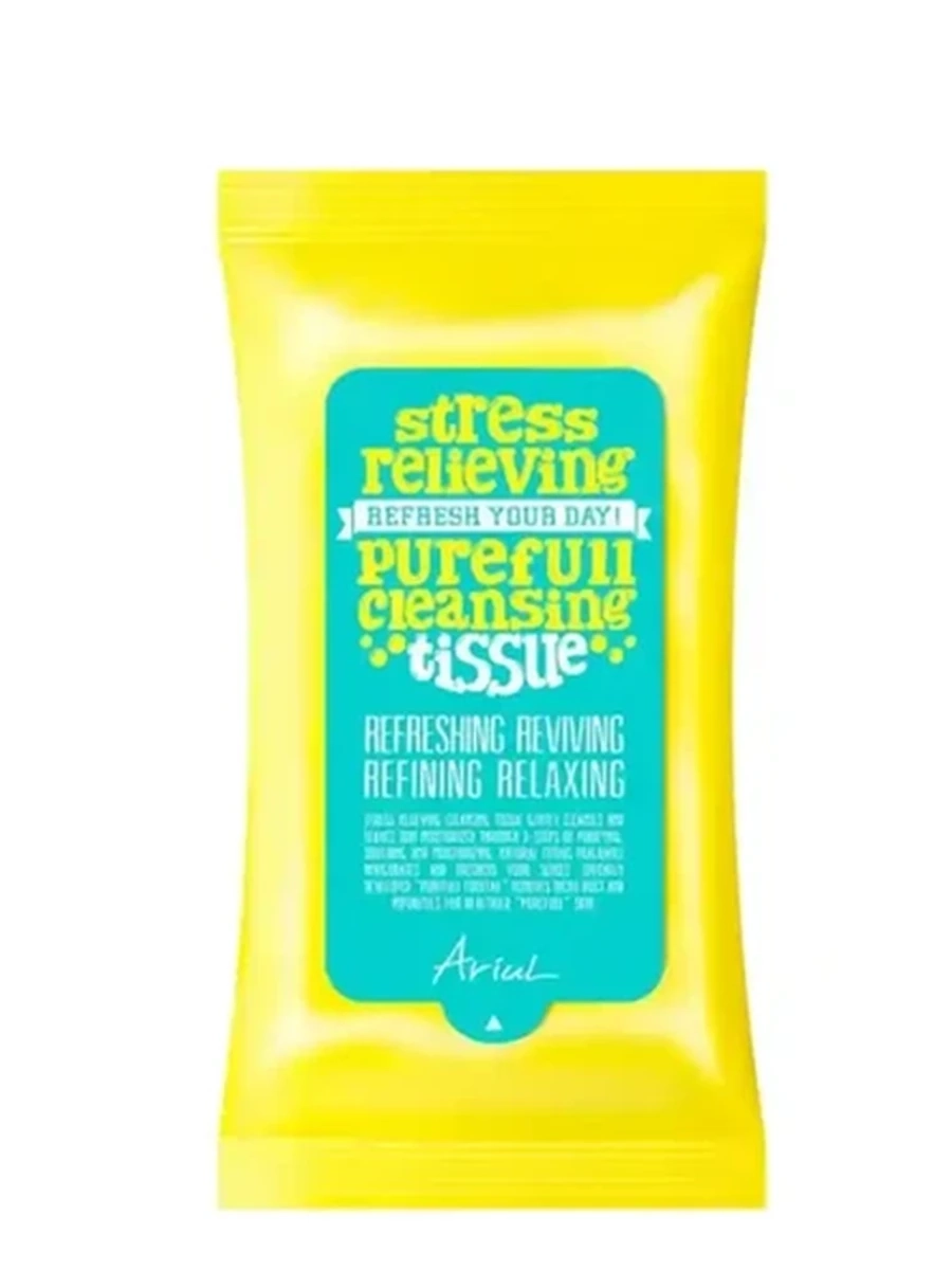 Ariul Stress Releving Purefull Cleansing Tissue 15шт