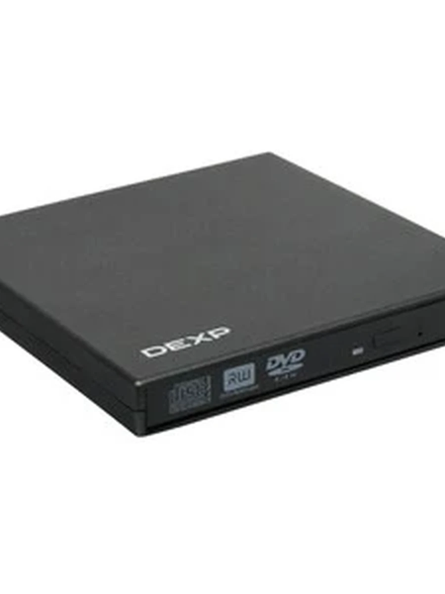 Привод внеш. DVD±RW DEXP BlackBurn (DVD-8x/8x/8x, RAM-5x, CD-24x/24x/24x USB Type-C и Type-A)