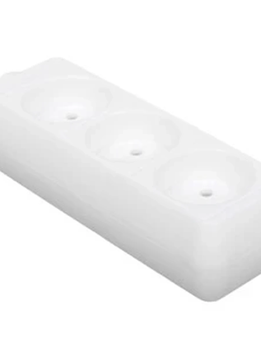 Удлинитель DEXP Basic 330W [3 розетки/3 м/10A/Белый]